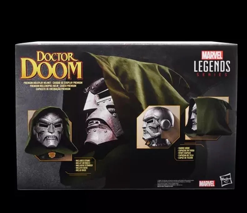 Original Hasbro Marvel Legends Series The Avengers Doctor Doom Premium Helmet Action Figures Toys Collection Gift For Adult
