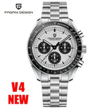 PAGANI DESIGN 2026 New V5 PD1701 Men's Watches Luxury Quartz Watch Men Sport Speed Chronograph AR Sapphire Glass 100M Waterproof