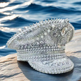 Rhinestone Captain Hat | Festival & Masquerade Cap