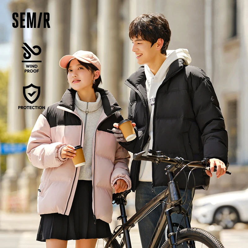 Semir Unisex Stand-Collar Puffer Down Jacket