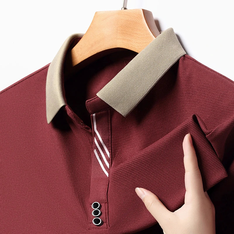 Men's Classic Solid Polo Shirt | Everyday Elegance