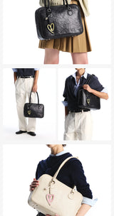 Amazing Song Toast Tote — Large Top Grain Leather Bag