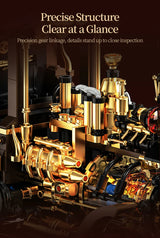 1331-Piece Vintage Steam Car Building Block Set