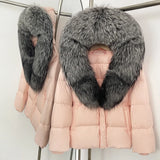 Premium Natural Fur Trim Down Jacket