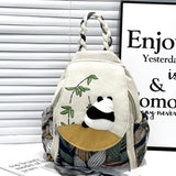 Luxury 3D Pumpkin Pattern Women Travel Backpack High Quality Linen Female Backpack Fashion Prettry Style Girls Daypack Backpack