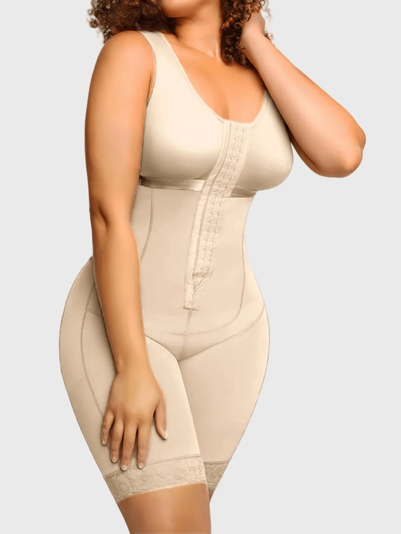 Women’s High-Compression Tummy Control Faja – USA Made Full Body Shaper