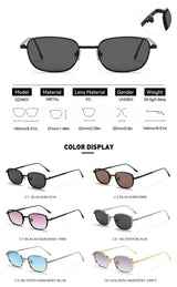 DDDLONG Fashion Small Square Retro Sunglasses Women Classical Vintage Punk Sun Glasses For Men Eyewear Outdoor Shades D626
