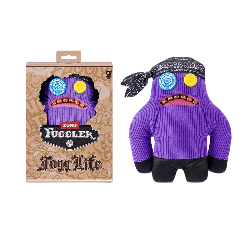 Original Fuggler Funny Ugly Teeth Monster Plush Toy Fugg Old Fogies Alley Cats Care Bears Powerpuff Girls Stuffed Plushies Dolls