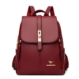 Luxury Vintage Leather Backpack