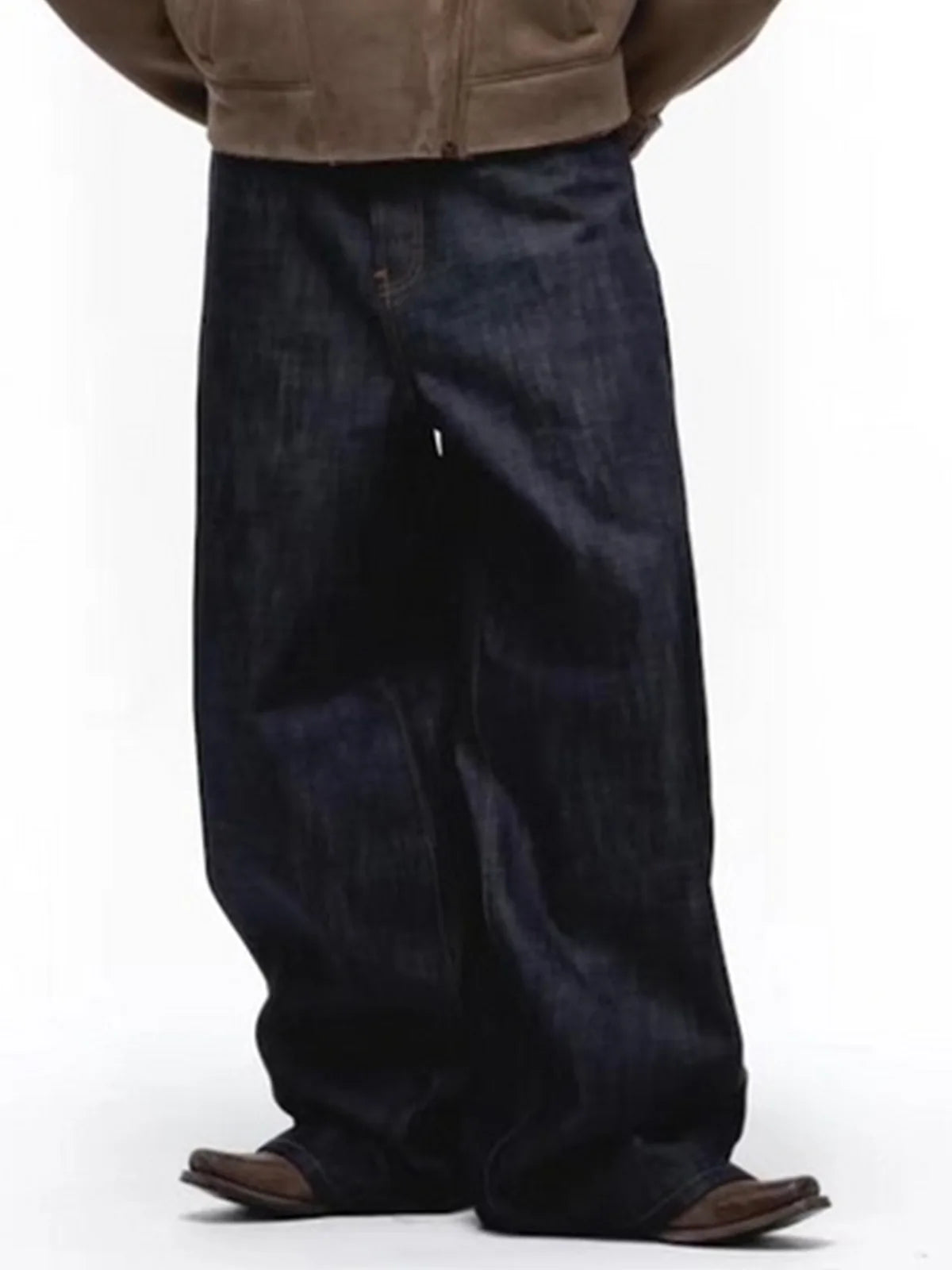MIJKO Men's Relaxed Straight Denim Jeans – M to XXL
