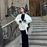 Women’s Casual Lapel Woolen Coat