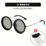 Unisex Retro Polarized Sunglasses – ND9 Rotating Filter