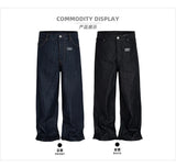 MIJKO Men's Relaxed Straight Denim Jeans – M to XXL