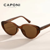 CAPONI Cat Eye Polarized Sunglasses for Women