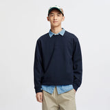 Semir Unisex Sweatshirt Regular Shoulder Crew Neck Soft Cotton Feel Pullover Everyday Casual Style Autumn Top 2026