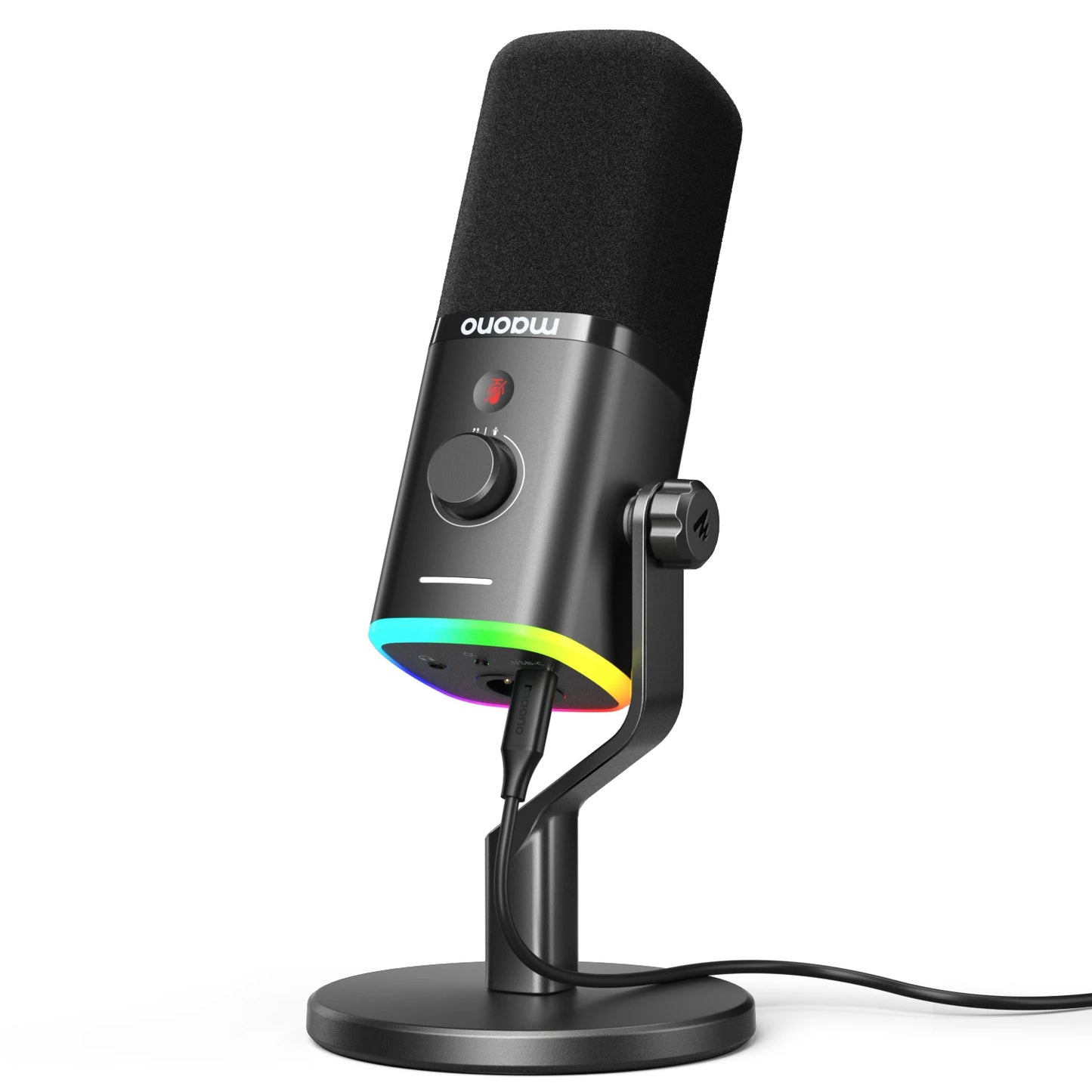 MAONO PD100X USB/XLR Dynamic Mic with RGB & Noise Reduction