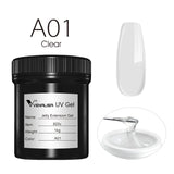 VENALISA Jelly Gel Large Volume 1L Jelly Nude Collection Not Burning Soak Off UV LED Soft Extension Gel Nail Gel Nail Manicure