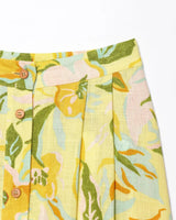 TFMLN Women Floral Print Skirt Two Piece Set Sexy Crop Sling Camisole Casual Beach Holiday Style A-line Skirts Sets Female New