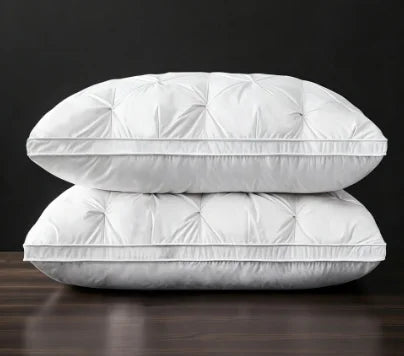 HTMCK 5-Star Hotel Comfortable Sleeping Pillow Three-Dimensional Soft Bilateral Washed Solid Color  Sleeping Pillows