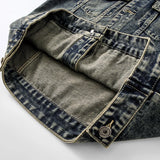 Washed Heavyweight Denim Jacket – Vintage Workwear