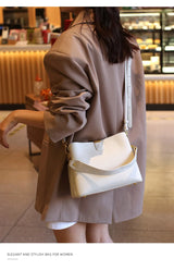 Women's Genuine Leather Handbag Luxury Bucket Style Casual Lady Fashion Shoulder Crossbody Messenger Bag for Girls 2025 Hot Sale