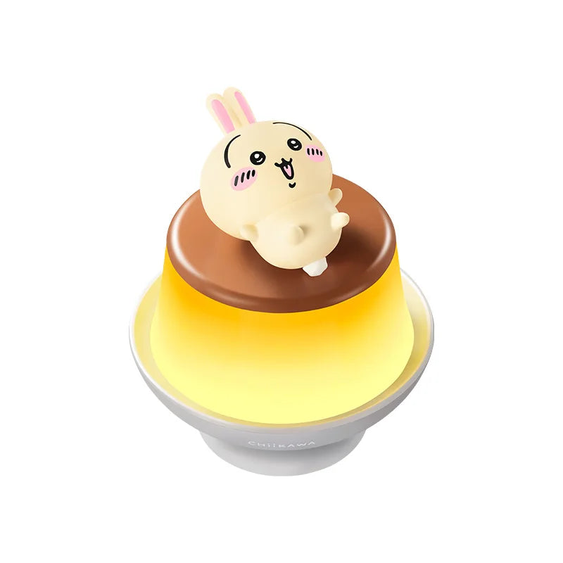 Marktube New Chiikawa Luminous Toys Desktop Ornaments Birthday Gifts Anime Hachiware Usagi Atmosphere Lamp Decor Valentine'S Day