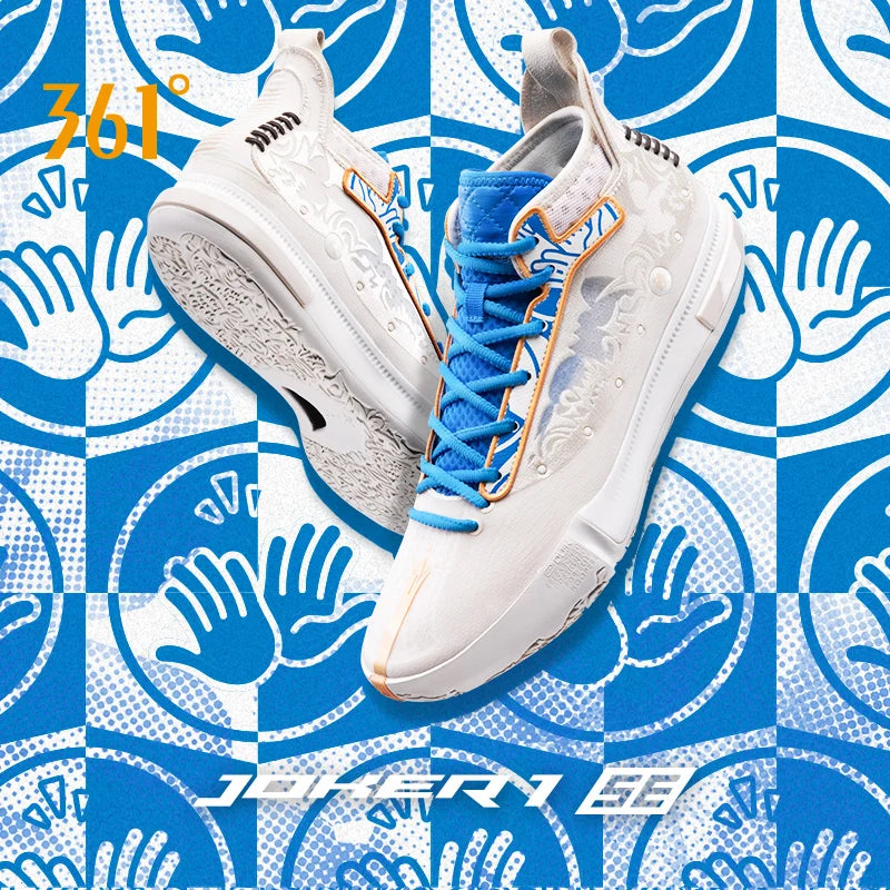 361 Degrees Joker 1 SE Men Basketball Shoes New Trendy Leather Breathable Shock-Absorbing Wear-resistant Male Sneakers 672521123