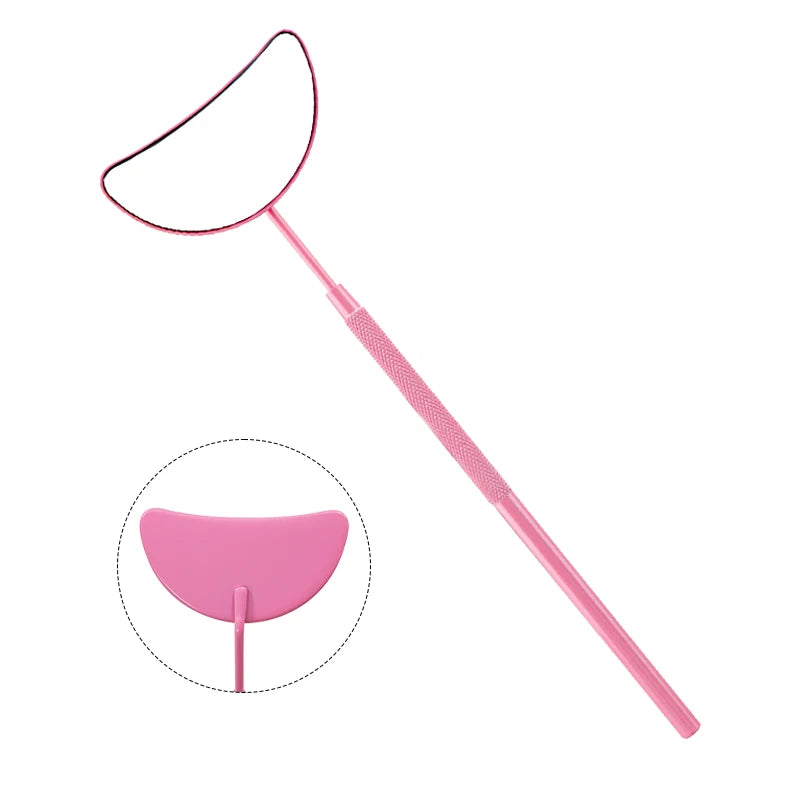 Moon-Shaped Eyelash Extension Mirror