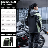 SULAITE Men's Waterproof Reflective Rain Suit – Jacket & Pants
