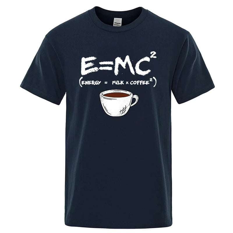 Energy=Milk+Coffee Cotton Tee