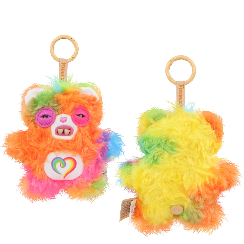 Original Fuggler Keychain Plush Toys Fugglers Fugg Alley Cat Pandents Stuffed Animal Fugg UNGGETS Keyrings Plushies Dolls Gifts