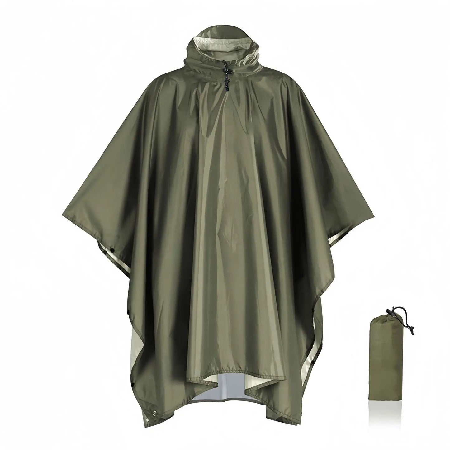 3-in-1 Waterproof Raincoat | Lightweight Outdoor Rain Cover