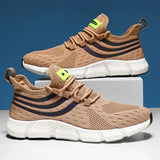 Men's Breathable Mesh Lace-Up Sneakers