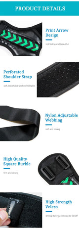 Premium Adjustable Back Posture Corrector Brace for Men & Women