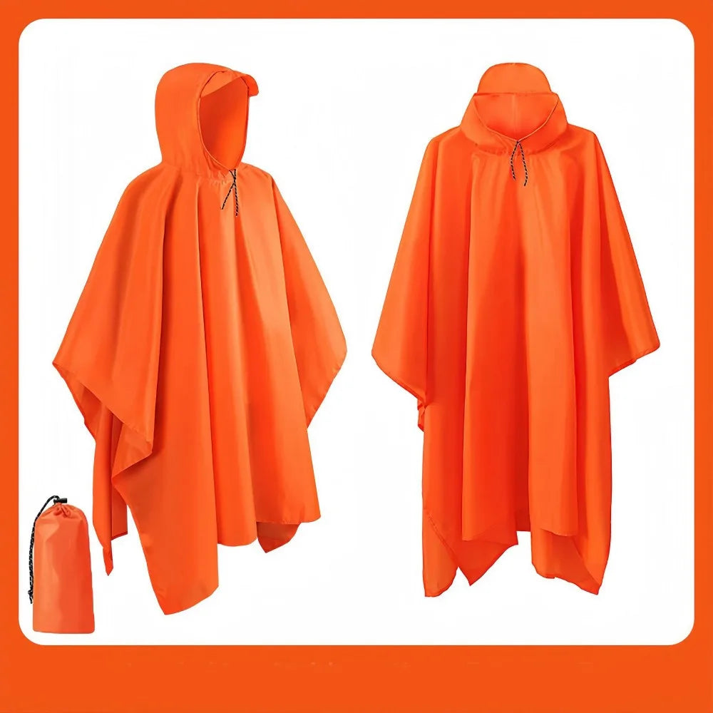 3-in-1 Waterproof Raincoat | Lightweight Outdoor Rain Cover