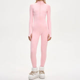 Slim-Fit Hooded Winter Ski Romper