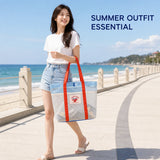 Mesh Beach Tote Bag for Women, Large Capacity Quick Dry Pool Bag, Lightweight Summer Travel Shopping Tote