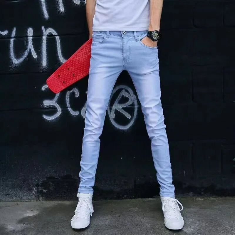 Men's Slim Fit Skinny Stretch Denim Jeans