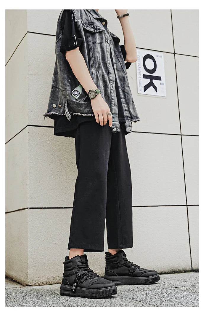 Casual High Top Skateboard Sneakers for Men & Women