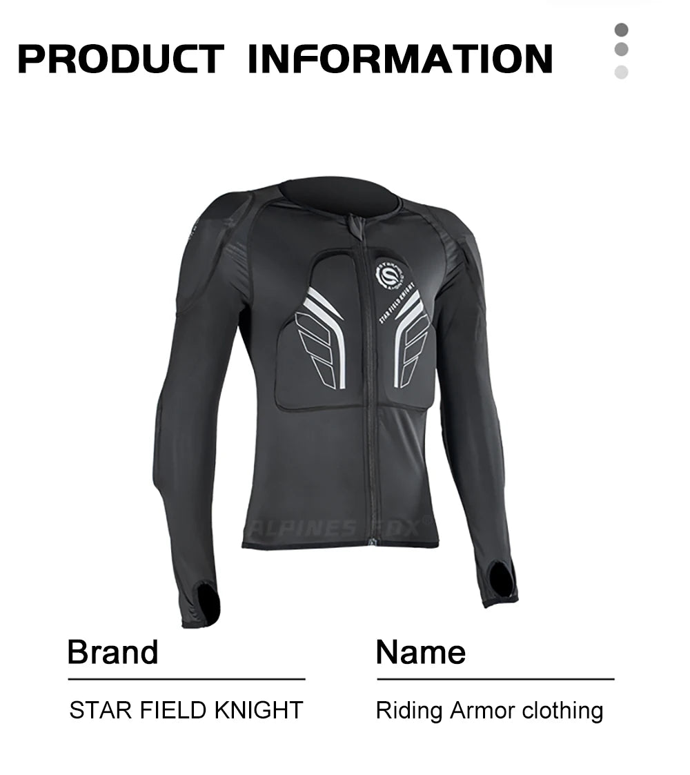 Summer Men Motorcycle Soft Armor Jacket CE Level 2 Moto Body Armor Clothing Male Motocross Protection Riding Protective Gear