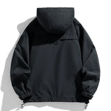 Men's Hooded Windbreaker Zip Jacket – Cargo Style