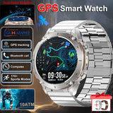 2025 New GUHUAVMI IOS Ultra GPS Smart Watch 10ATM Waterproof Built-in Dual-band GNSS Compass Military Sports Men SWIM Bracelet