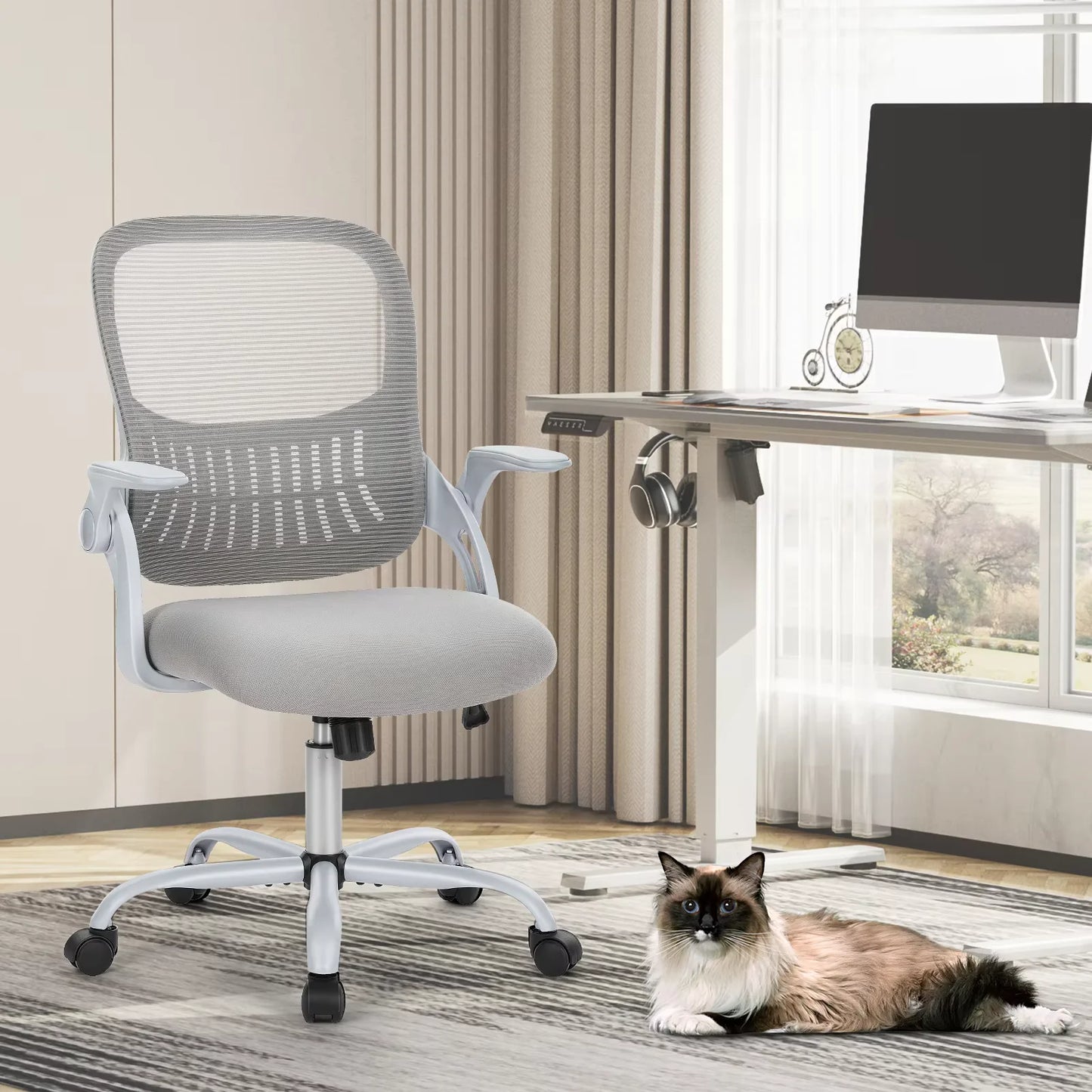 JHK Ergonomic Mesh Backrest Office Chair | Adjustable