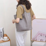 Luxury Soft Leather Bucket Bag | Large Women’s Shoulder Bag