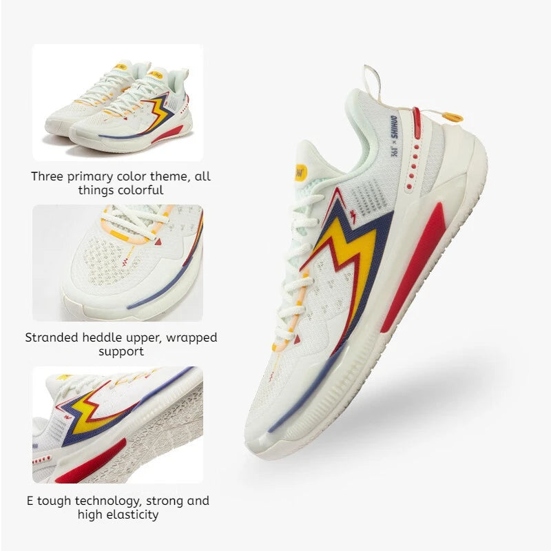 361 Degrees BIG3 5.0 Quick Men Basketball Shoes Cushion Bounce Wearable Breathable Stable Support Comfort Male Sneaker 672431118