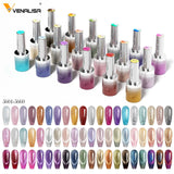 5pcs Venalisa Hema/TPO Free Cat Eye Nail Gel Polish Color Palette Kit Ultra Glitter Diamond Sparkle Soak Off UV LED Varnish Set