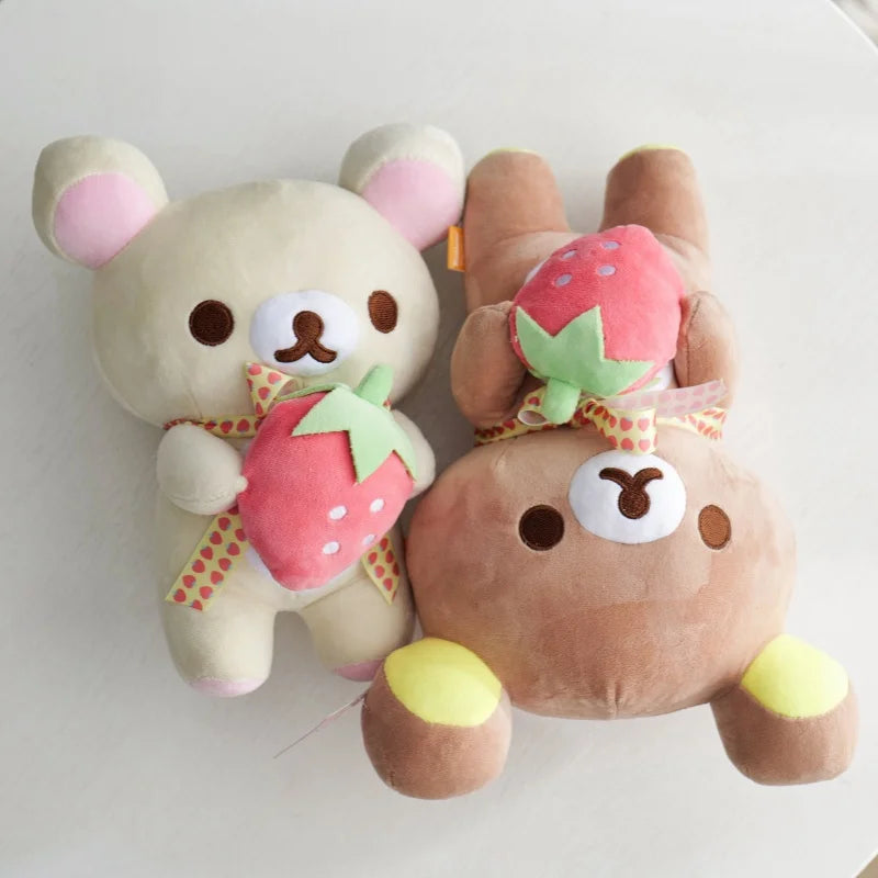Rilakkuma & Strawberry Bear Plush Doll | Kawaii Gift