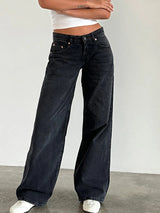 Y2K Baggy Straight-Leg Jeans