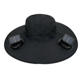 Solar-Powered Cooling Bucket Hat | UPF 50+ Wide Brim