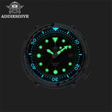 ADDIESDIVE2025 New Men's Mechanical Watch 8215 Movement Sapphire Glass Stainless Steel Watch Night Light Waterproof Diving Watch